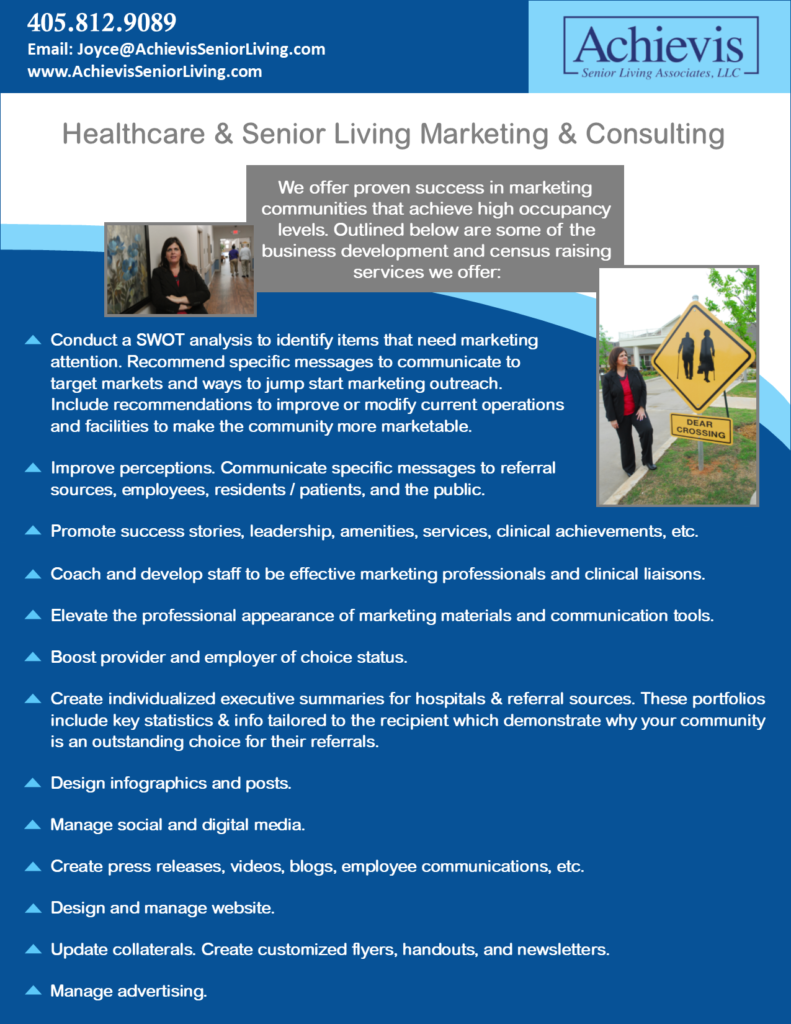 Healthcare & Senior Living Marketing & Consulting